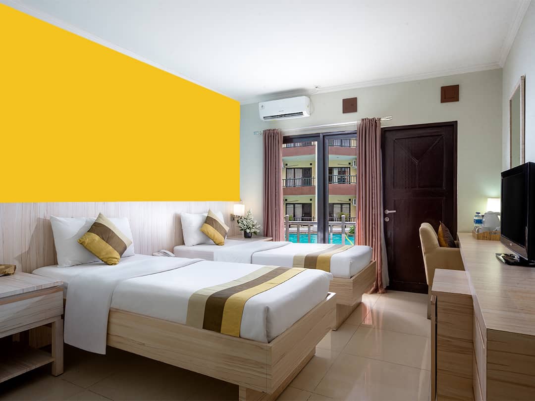Deluxe Room - Twin Bed - Palace Hotel Cipanas