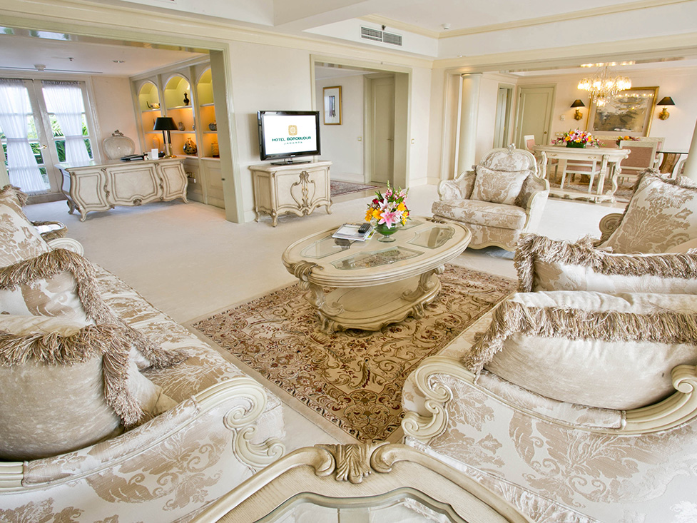 Presidential Suite Living Room - Hotel Borobudur Jakarta